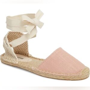 Soludos is classic sandal espadrille in dusty rose size 9.5